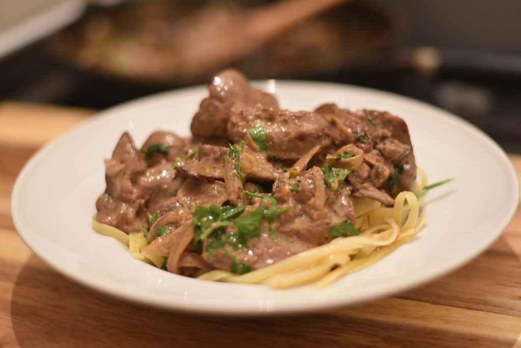 Chicken Liver Pasta