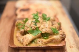 Coconut curry chicken wings