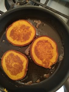 coconut pumpkin pancakes
