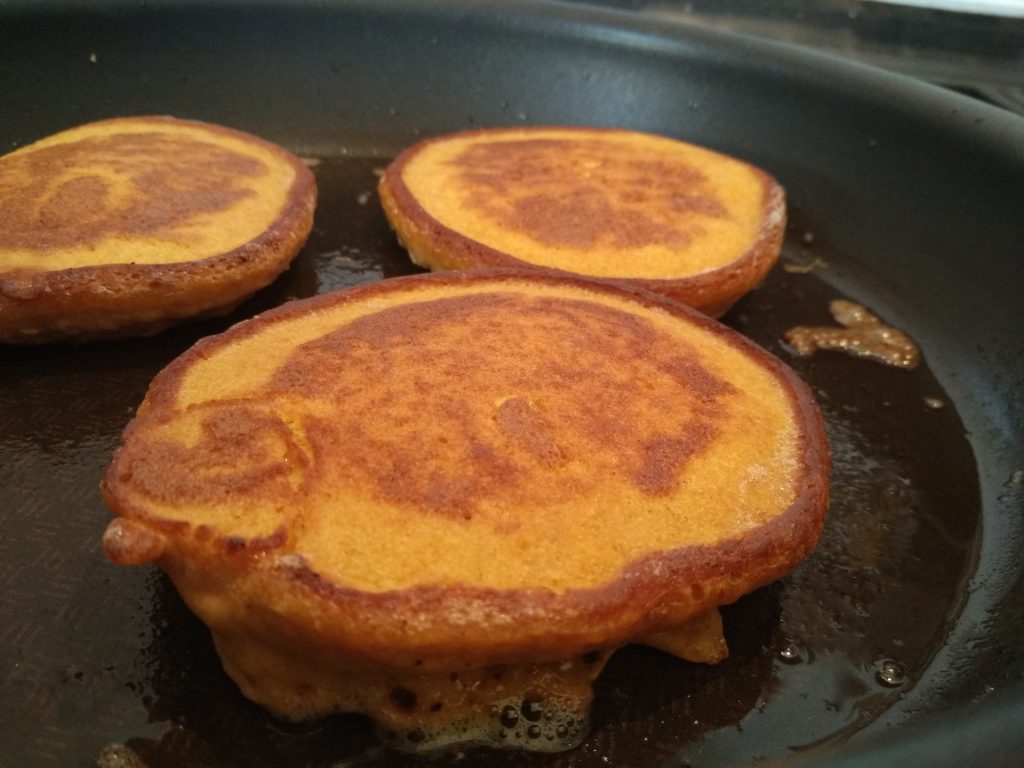 coconut pumpkin pancakes