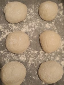 thin-crust pizza dough