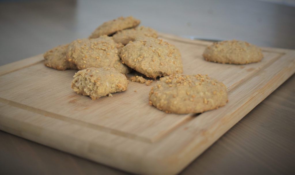 teff tahini cookies