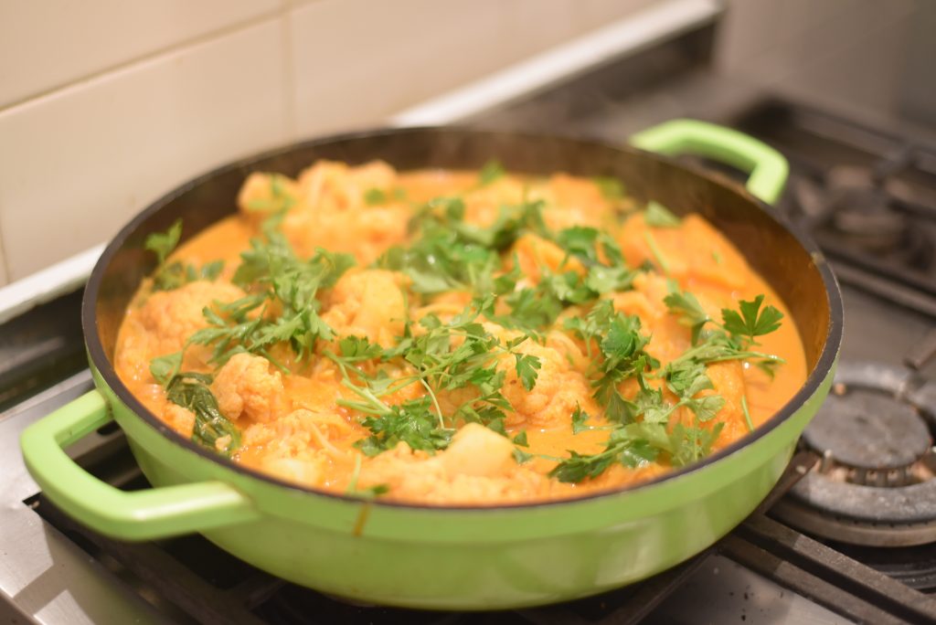 Cauliflower Butternut squash Vindaloo