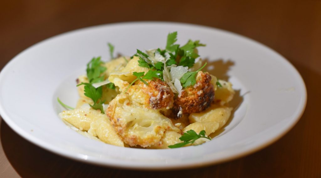 lemon cauliflower pasta