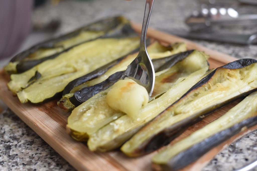 Yogurt Tahini zucchini puree