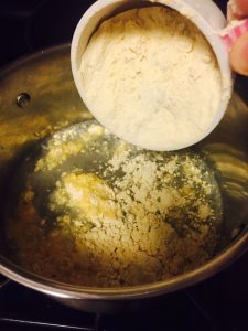 adding-chickpea-flour