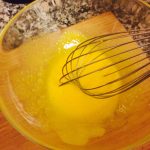 Mixing Eggs And Vanilla