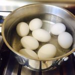 Making Hard Boiled Eggs