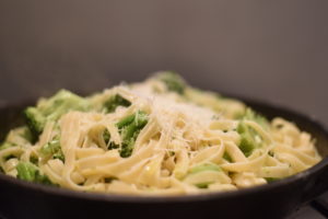 Creamy Broccoli Fettuccine recipe